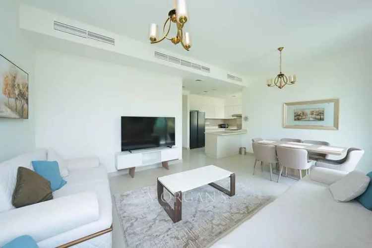 Rent Furnished 4 Bedroom Townhouse in Maple Dubai Hills with Maid Room