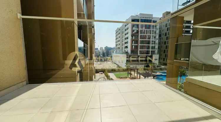 Rent Unfurnished Apartment in Majan with Pool View in Dubai