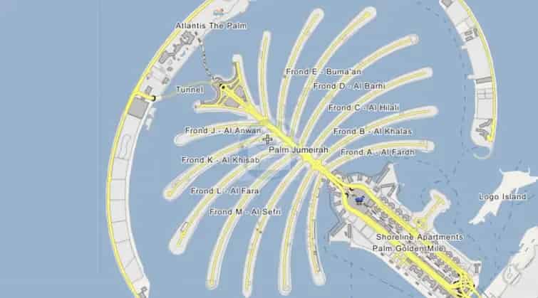 Land for Sale in The Crescent Palm Jumeirah with Sea View