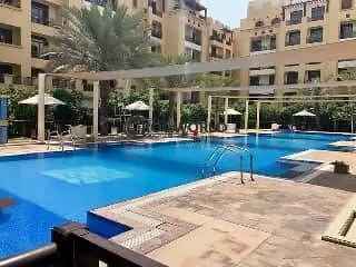 Rent 2 Bed Apartment with Pool View in Al Mamzar