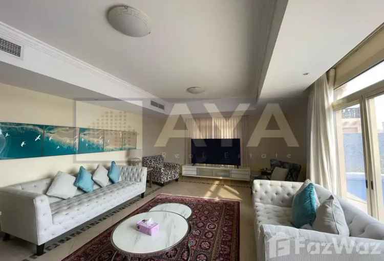 Buy Villa in Al Hamra Village with Beachfront View and 5 Bedrooms