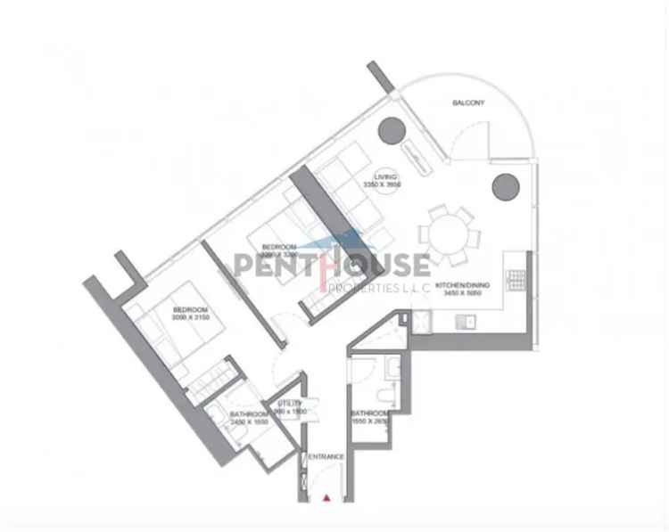 2 Bedroom 1008 Sq.Ft. Apartment for Sale in Motor City, Dubai