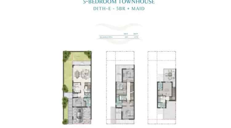 Buy Luxurious 5 Bedroom Townhouse in Dubailand with Private Garden