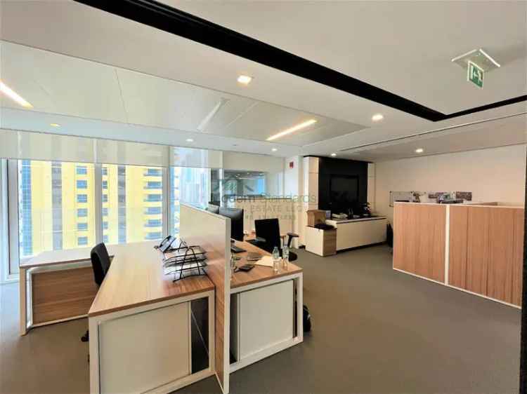 Rent Fully Fitted Office in Sheikh Zayed Road with Metro Access