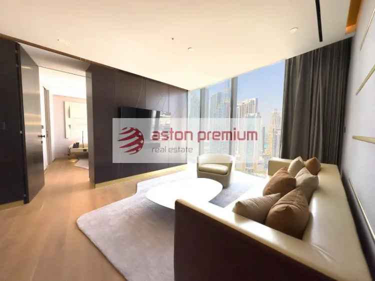 Rent Luxury Furnished Apartment in Opus Tower Business Bay with Burj Khalifa View