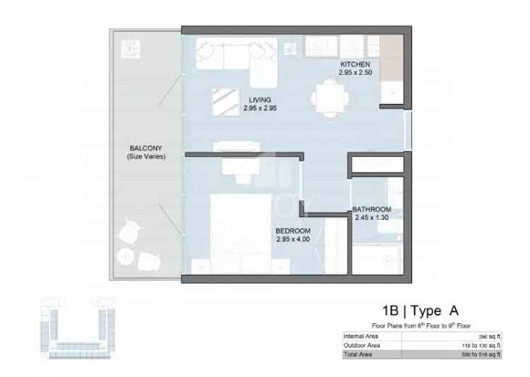 1 Bedroom 504 Sq.Ft. Apartment for Sale in Masdar City, Abu Dhabi