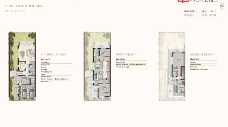 Buy 5 Bedroom Townhouse for Sale in Dubailand with Private Garden