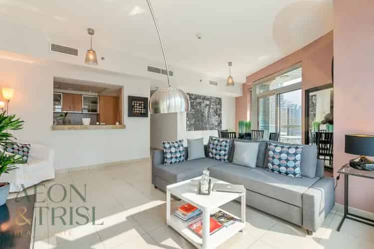 Fully Furnished 1 Bed Mid Floor Full Marina View