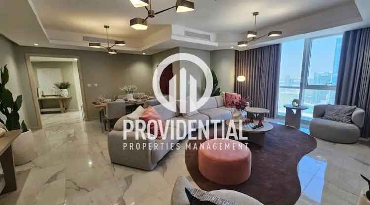 3 Bedroom 1800 Sq.Ft. Apartment for Rent in Tamouh, Al Reem Island, Abu Dhabi