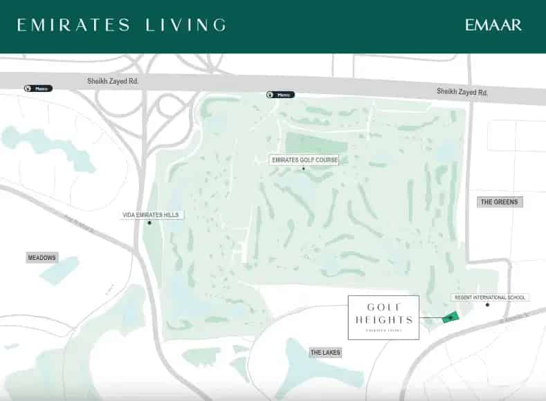 1 Bedroom Apartment for sale at Golf Heights