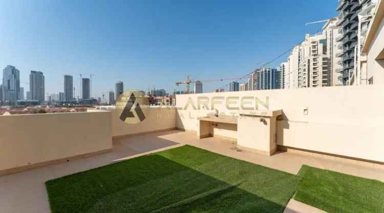 Rent 4 Bedroom Villa in Jumeirah Village Circle with Rooftop Terrace