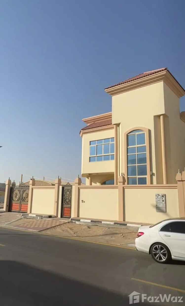 Villa for sale in Ajman Al Hamidiyah, two floors, corner, on two streets