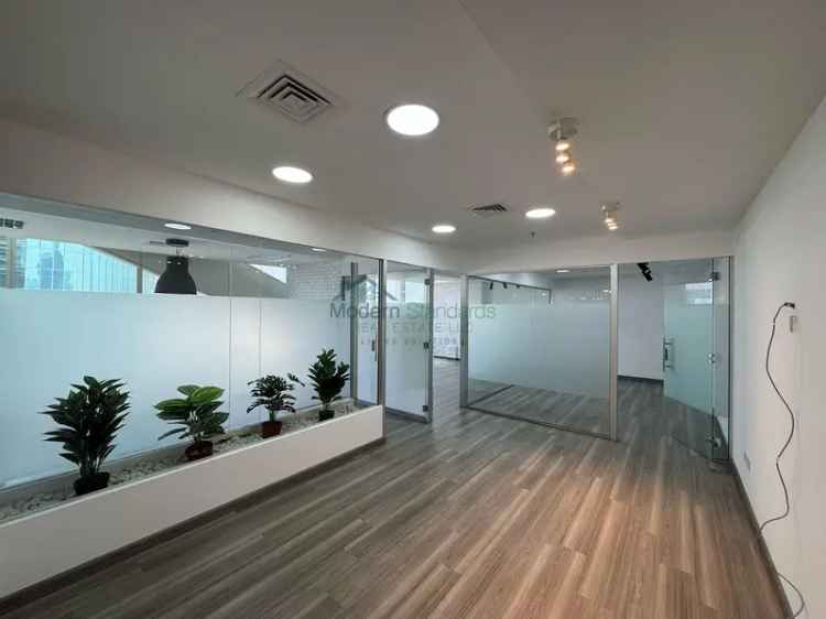 Rent Office in Nassima Tower Dubai High Floor Fully Fitted Prime Location